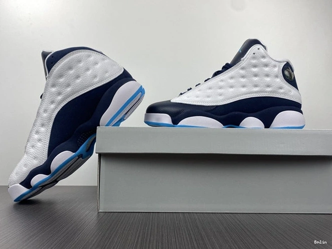 Bmlin Shoes Neat 13 Powder Retro 4176 Jordan Obsidian White Blue 414571- 1026